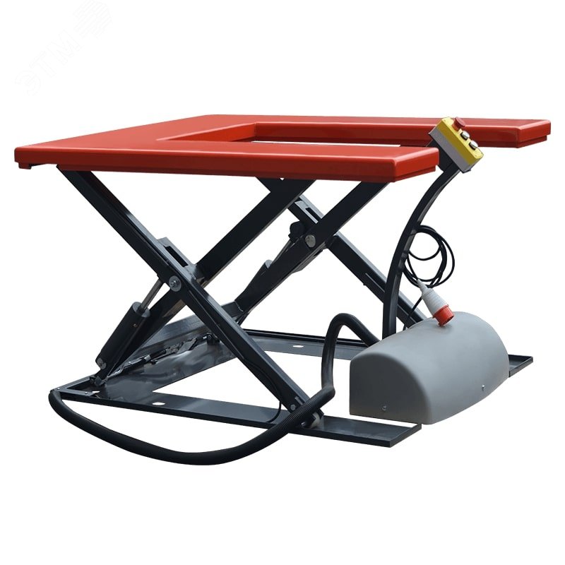 Стол подъемный электрический , г/п 1000 кг, в/п 840 мм, р-р платф.1450х1140мм