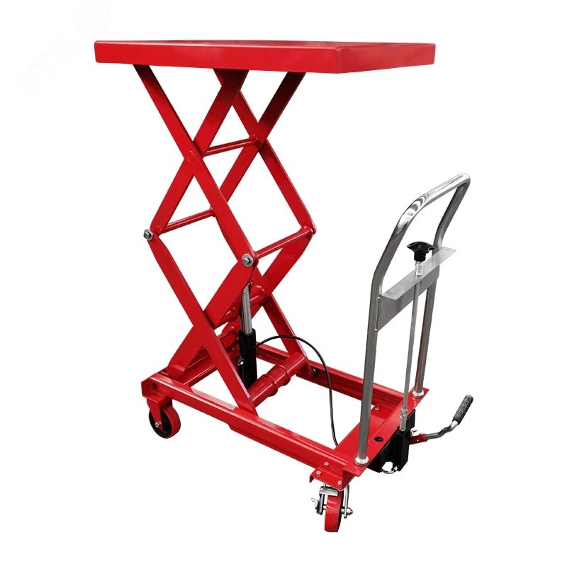 Стол подъемный передвижной , г/п 50 кг, в/п 1550 мм, р-р платф.1010х520мм