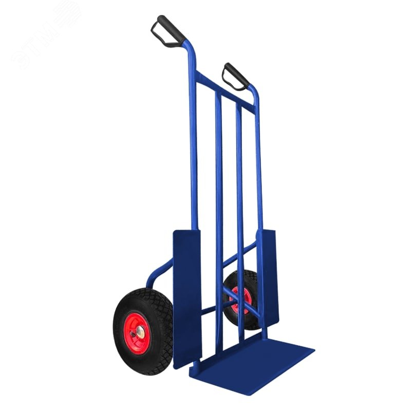 Тележка ручная двухколесная , г/п 250кг, колеса пневматические d250 мм