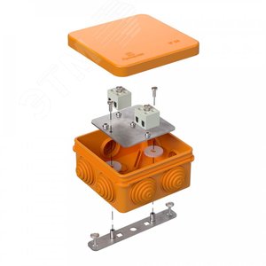 Коробка огнестойкая для о/п 40-0210-FR1.5-4 Е15-Е120 80х80х40