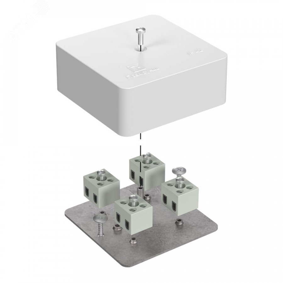 Коробка огнестойкая для кабель-канала 40-0450-FR2.5-6 Е15-Е120 75х75х30