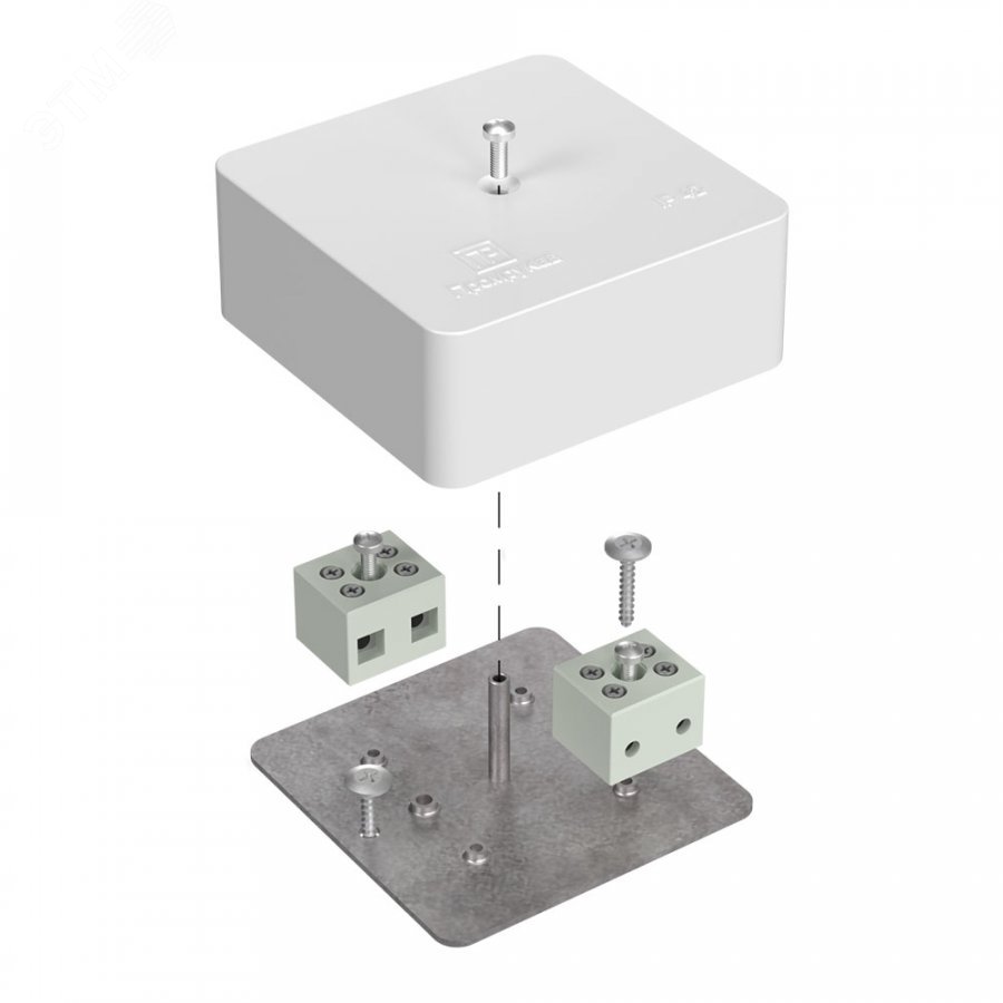 Коробка огнестойкая для кабель-канала 40-0450-FR1.5-4 Е15-Е120 75х75х30