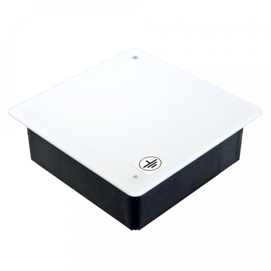 Коробка уравнивания потенциалов для скрытой установки в сплошные стены 103х103х47 (72шт/кор)