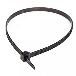 Стяжки нейлоновые 4,8*200 (ч) (100 шт/уп)