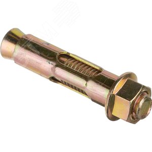 Анкерный болт с гайкой оцинкованный М10/12х100 (10 шт/уп)