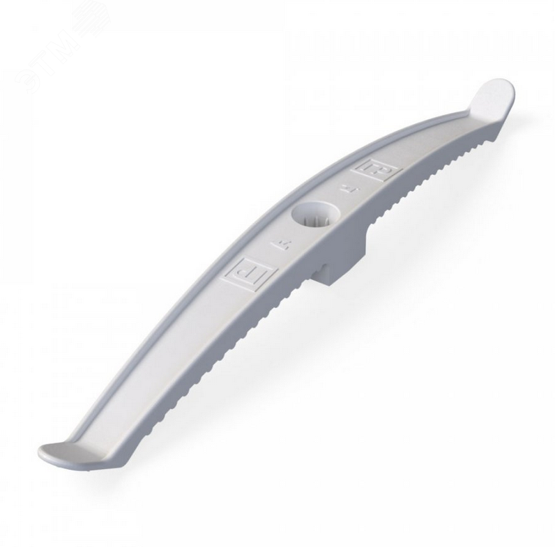 Держатель кабеля двусторонний для прямого монтажа белый (20шт/120шт уп/кор)