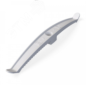 Держатель кабеля двусторонний для прямого монтажа белый (20шт/120шт уп/кор)