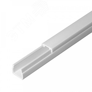 Кабель-канал белый 2-й замок в г/к 12х12 мм (242м/уп)