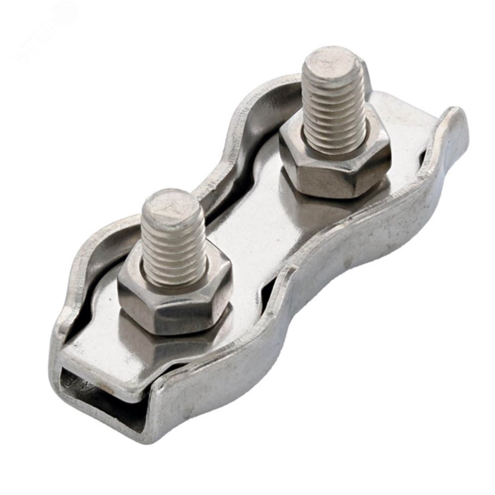 Зажим троса двойной D4мм