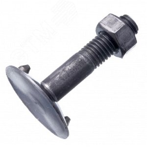 Болт DIN 15237-М10х40-3.6-Mu норийный с           шестигранной гайкой