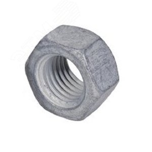 Гайка EN 14399-4 М16 10 HDG (горячий              цинк) шестигранная с увеличенным размером под ключ