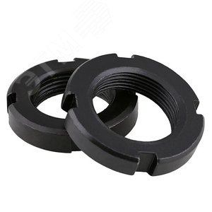 Гайка М20x1.5-6Н ГОСТ 11871-88 круглая шлицевая