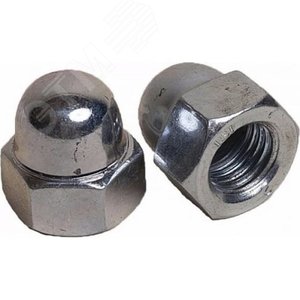 Гайка DIN 1587 M12 6 ZN шестигранная колпачковая  оцинкованная