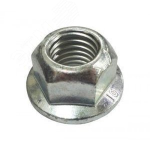 Гайка DIN 6927 М8 8 ZN шестигранная               самоконтрящаяся оцинкованная