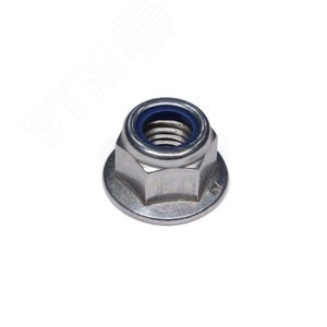 DIN 6926 (EN 1663) Гайка М8 10 ZN шестигранная    самоконтрящаяся с фланцем и нейлоновой вставкой   оцинкованная