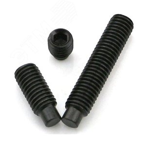 DIN 915 Винт М5х12 45Н установочный с внутренним  шестигранником и цилиндрическим концом