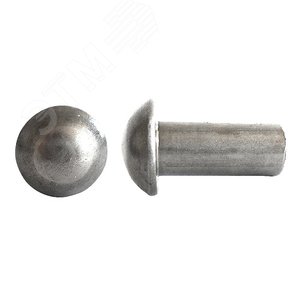 Заклепка DIN 660 3х6 St с полукруглой головой     стальная