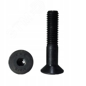 Винт DIN 7991 М10х20 с потайной головкой и внутренним шестигранником без покрытия