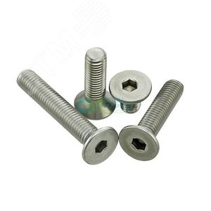 Винт DIN 7991 (ISO 10642) М6х12 4.8-5.8 А2К с потайной головкой и внутренним шестигранником оцинкованный