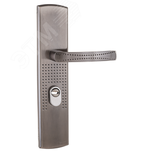 Ручка на планке под цилиндровый механизм (комплект), СТАНДАРТ РН-СТ222 Y никель матовый