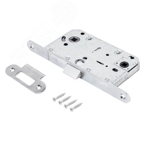 Защёлка Аллюр АРТ PL 96WC-50 SC мат.хром ХЕДЕР  с фиксатором