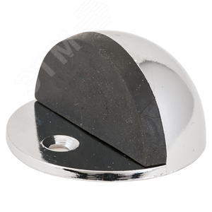 Ограничитель дверной напольный, СТАНДАРТ 8185 CP круглый хром