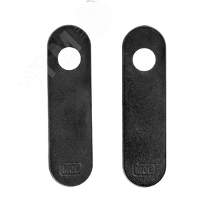 Накладка для противопожарных ручек. замков и замков для технических дверей (комплект). MCL РН-7201П/ПГ черный