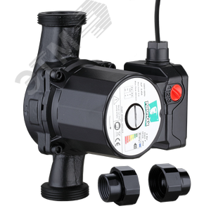 насос циркуляционный, 130мм, напор 6м, 100вт, с гайками и кабелем