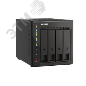 Сетевое хранилище 4 отсека 3,5''/2,5'', Intel Celeron J6412 2,0 ГГц, DDR4 8 ГБ