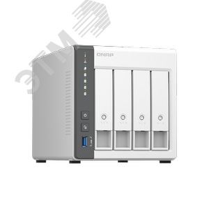 Сетевое хранилище 4 отсека 3,5''/2,5'', ARM Cortex-A55 2.0 ГГц, DDR4 4 ГБ