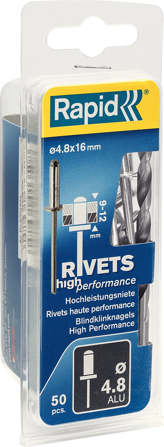 RAPID 4.8 х 16 мм, 50 шт, алюминиевая заклепка (5000390)