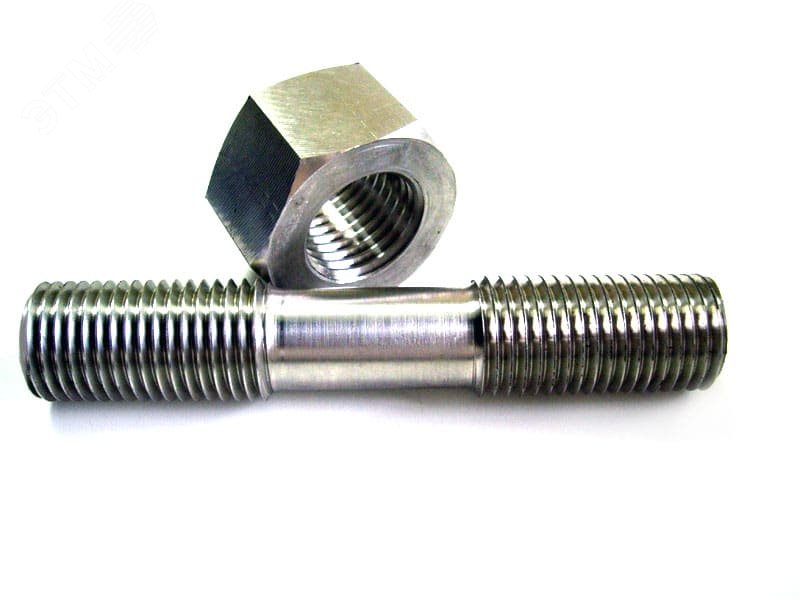 Шпилька АМ20-6gх140.40.30ХМА ГОСТ 9066-75 с 2мя гайками М20-6Н ГОСТ 5915-70