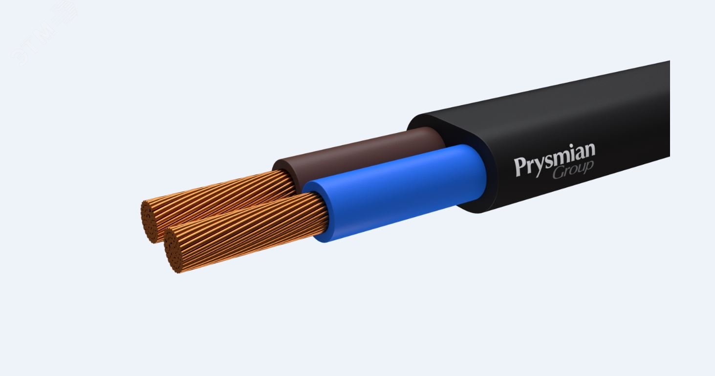 Провод ШВВП 2х0.5 черный