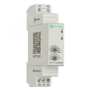 Реле времени задержка включения, 1 переключающий контакт 8А (24-240 AC/DC)