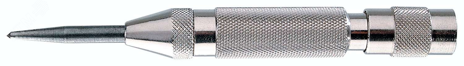 Кернер автоматический, наконечник 3.5 мм, корпус 11 мм, с регулировкой силы удара 20 - 50 Н, 95 мм