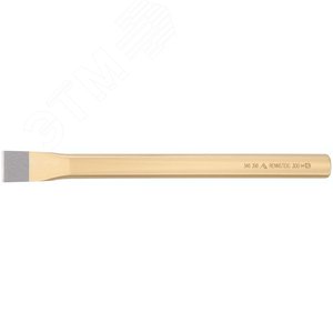 Зубило каменщика DIN 7254, ширина резца 26 мм, (20 x 12) x 200 мм, плоско-овальный профиль, лакировка