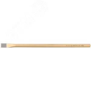 Зубило электрика, ширина резца 10 мм, 8 x 250 мм, 8-гранный профиль, полировка