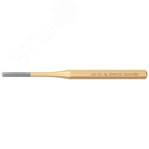 Выколотка Standard DIN 6450, 5.0 мм, 10 x 175 мм, 8-гранный профиль, Cr-V, золотистая