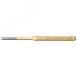 Выколотка Standard DIN 6450, 8.0 мм, 12 x 150 мм, 8-гранный профиль, Cr-V, золотистая