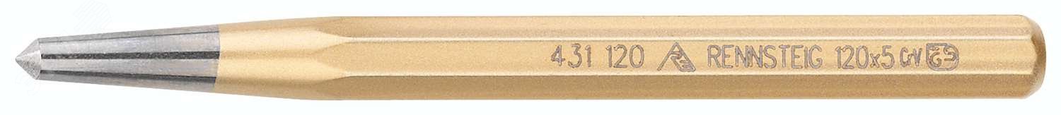 Кернер DIN 7250, 5 мм, 12 x 150 мм, 8-гранный профиль