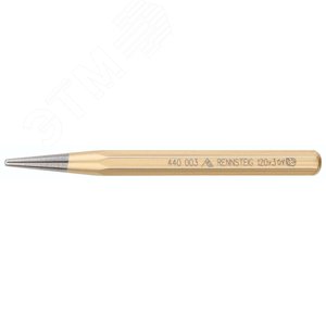 Пробойник DIN 6458 тип B, 3 мм, 10 x 120 мм, 8-гранный профиль