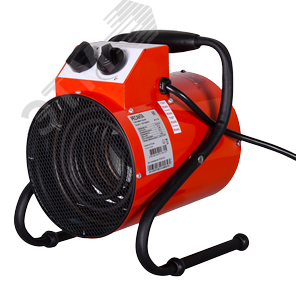 Пушка тепловая электрическая на 5 кВт, керамический нагреватель, круглая