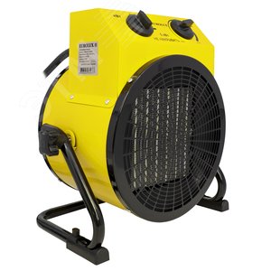 Пушка тепловая электрическая на 5кВт, керамический нагреватель, круглый корпус