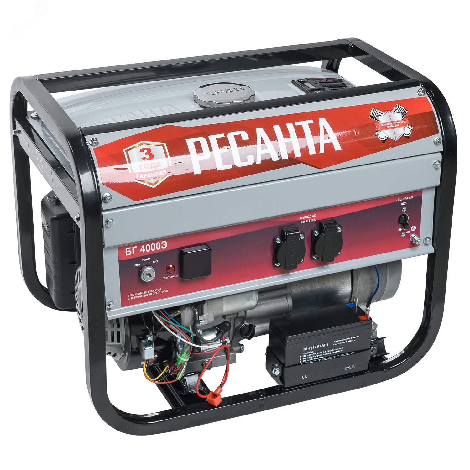 Генератор бензиновый БГ 4000 Э