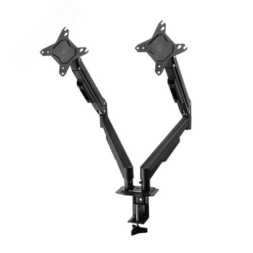 Кронштейн для двух мониторов 13''-32'', настольный с газлифтом, PROFI,