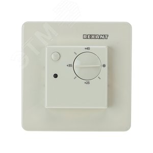 Терморегулятор механический RX-308U бежевый (совместим с Schneider серии Unica)
