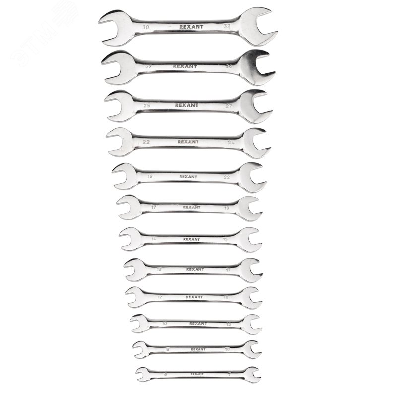 Набор рожковых ключей 6-32 мм 12 предметов