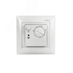 Терморегулятор механический RX-308B белый (совместим с Legrand серии Valena), REXANT