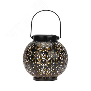 Светильник садовый Шиле, 3000К, встроенный аккумулятор, солнечная панель, коллекция Стамбул