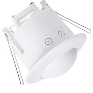 Датчик движения точечный микроволновый ДДТМ01 360град 1200Вт 3-2000Лк 1-8м 10-720сек